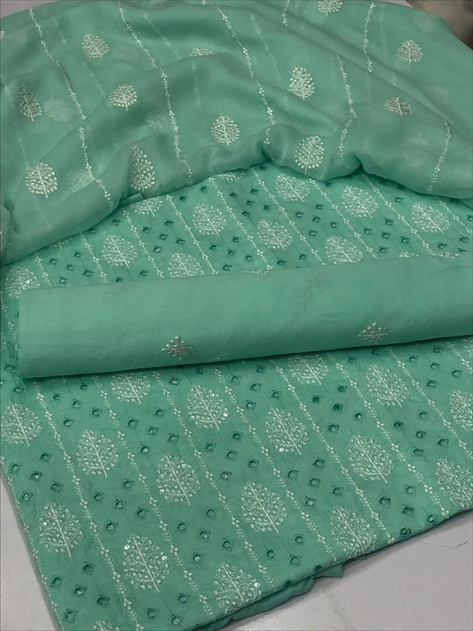 Bareeza lawn 3 piece
