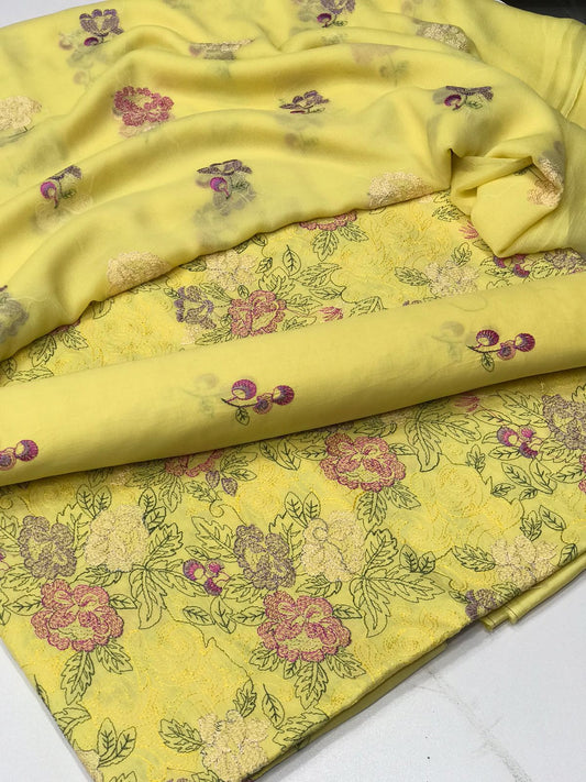 Bareeza lawn 3 piece